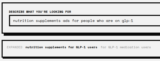 Search ads by persona, not by keywords